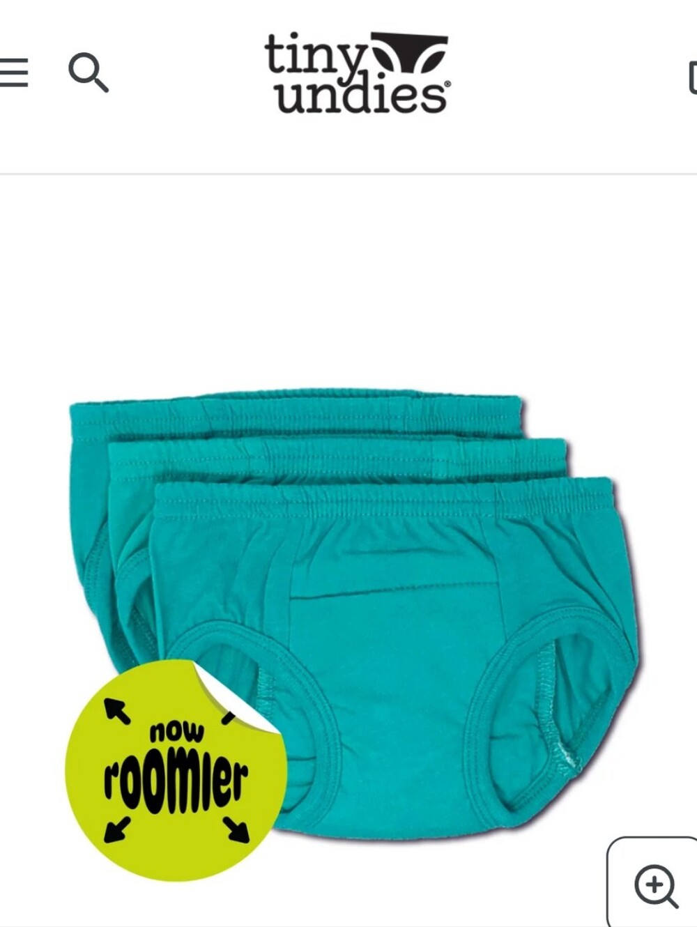 Tiny Undies Tiny Trainers small cotton training pants 3 Pack, 3T, Barely Used